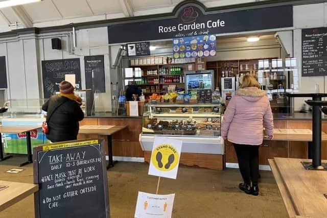 Catering firm Brewkitchen are keen to get back to running the Rose Garden Cafe at Graves Park, Sheffield - work is now beginning to prop up the building and survey it to see what repairs need to be made