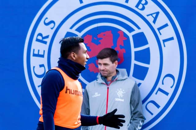 Steven Gerrard could have to replace talisman Alfredo Morelos. Picture: SNS