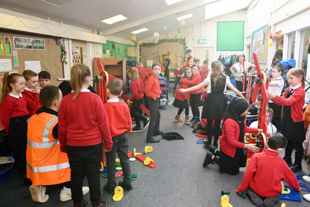 Around 60 primary four pupils took part in the event