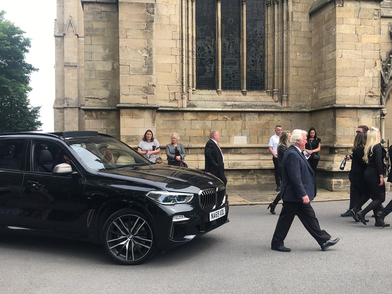 The family arrive