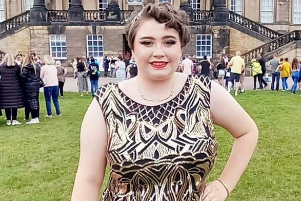 Rachael Sleight said: "My daughter Ruby from last night at Wentworth Woodhouse."