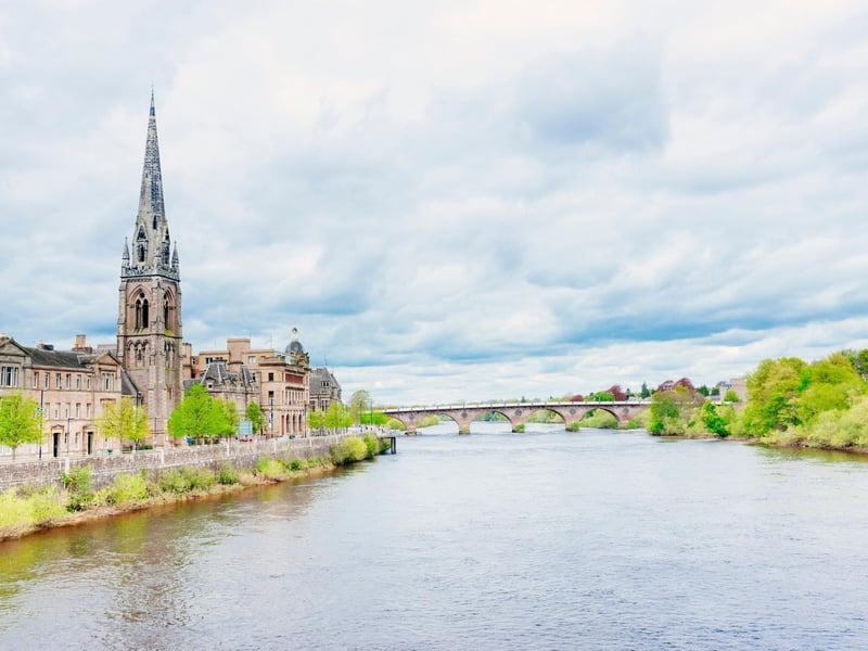 In Perth and Kinross, including the city of Perth, the average house price is now £135,900 - up by 3.2 per cent.