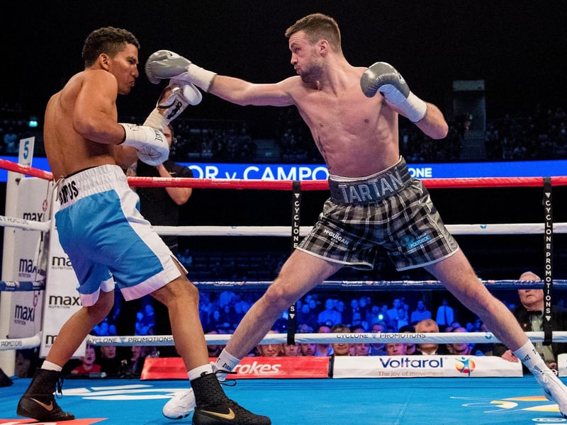 Taylor defended his WBC Silver belt with a third-round stoppage of Nicaragua's Winston Campos at the Hydro in March 2018. Taylor's then manager Barry McGuigan raised eyebrows afterwards when he said the Scot was one of the best fighters in the world. The former world champion turned out to be spot on.