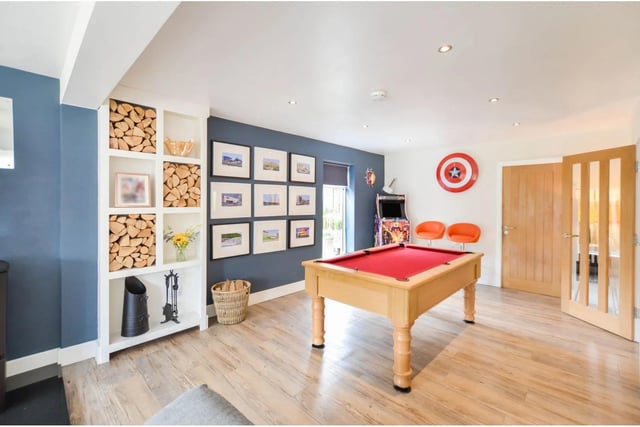 The games room is a great space to be enjoyed by all the family.