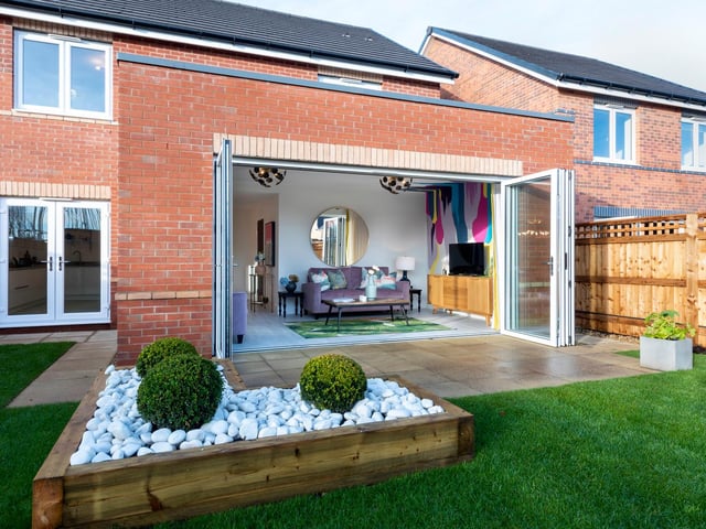 Bi-fold doors come as standard on every home.