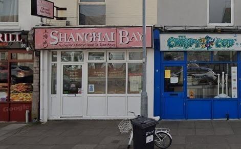 Shanghai Bay at 78 Locksway Road, Southsea was rated one on September 3.
The cleanliness and condition of facilities and building were generally satisfactory while its hygienic food handling was rated improvement necessary.
Its management of food safety was major improvement necessary.
