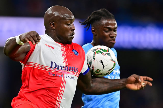 Oldest player: Adebayo Akinfenwa (39)
Youngest player: Oliver Pendlebury (19)
(Photo by PAUL ELLIS/AFP via Getty Images)