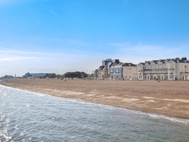 The maisonette gives its owners a true taste of seaside living. It is listed by Fine and Country.