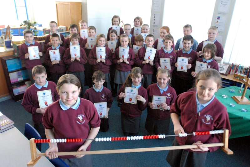 What a performance that was! The school took part in World Maths Day in 2008 and came second in the country. Were you pictured?