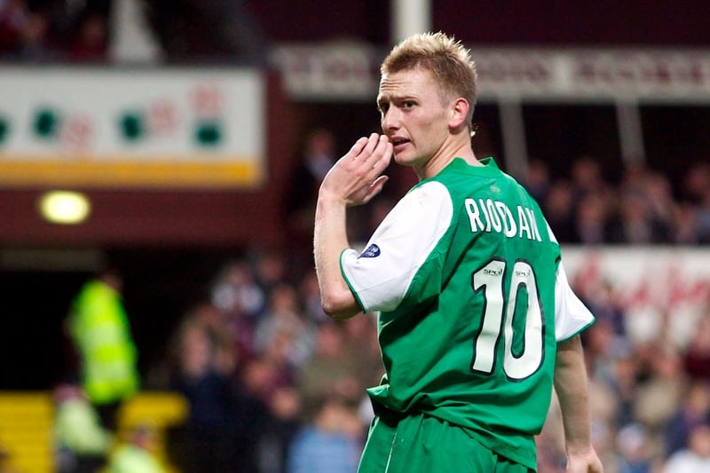 The third Hibs player on the list - possibly fourth if Josh Doig wins this season's award. Riordan was the club's top scorer in a third-place Premiership finish with 23 goals in season 2004-05.
