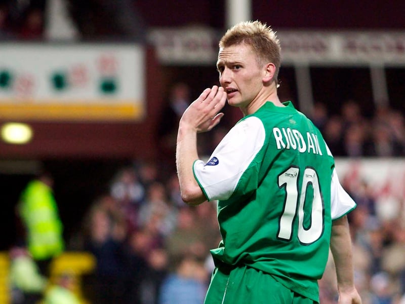 The third Hibs player on the list - possibly fourth if Josh Doig wins this season's award. Riordan was the club's top scorer in a third-place Premiership finish with 23 goals in season 2004-05.