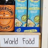 Henderson's Relish has been found on the World Food shelf of a farm shop in Norfoil