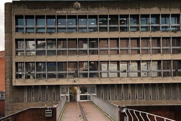 A thug has been ordered to pay £1,200 compensation at Sheffield Magistrates' Court, pictured, for biting a man's eyebrow after the victim had been talking about about former boxing champion Mike Tyson's infamous ear-biting title fight.