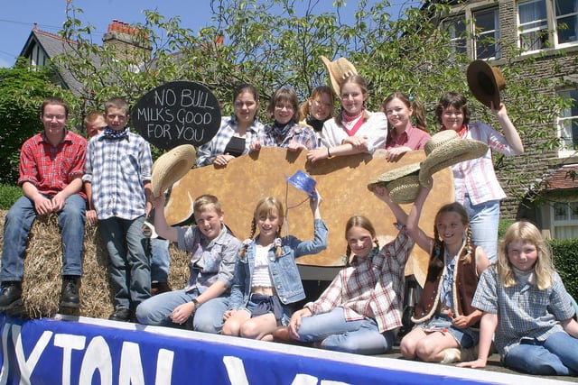 The Buxton Young Farmers' Club float, Buxton Carnival, 2005.