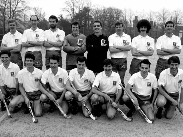 Members of Sheffield Hockey Club pictured in 1989