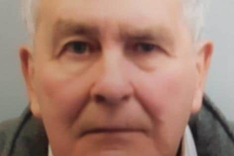 John, aged 85, has been missing since he was last seen at 9.20am this morning.