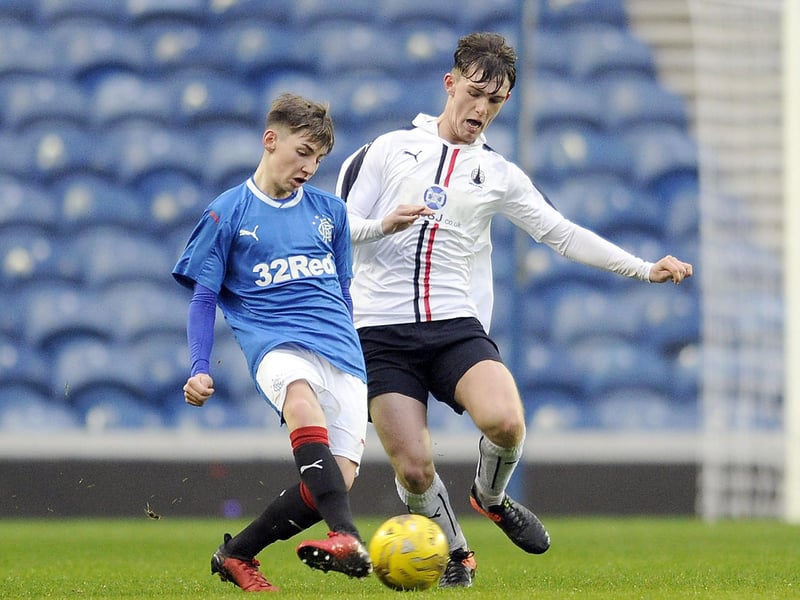 The Irvine born midfielder started his career with the club and is a well known Rangers fan from birth.