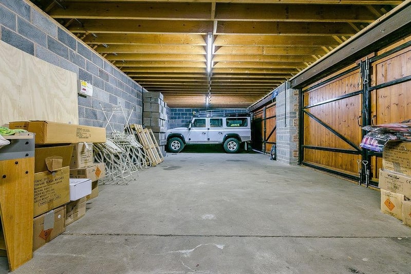 More than one car in the family? Don't worry.....this five-car garage can cope.