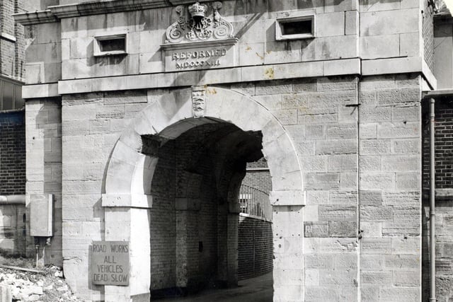 H.M.S dolphin. Fort Blockhouse Main Gate c. 1905