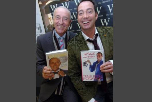 At the book signing with Craig Revel-Horwood at Waterstones