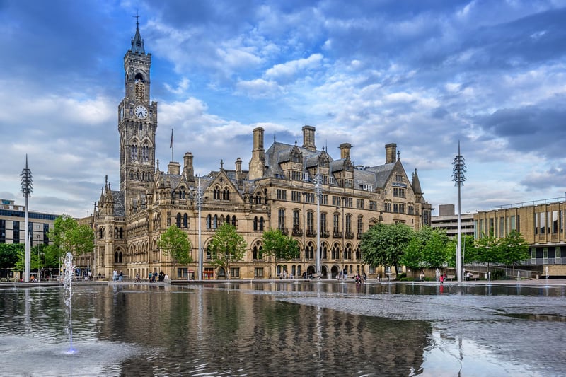 Bradford in West Yorkshire completes the list as the tenth most populated city in England with a population of 546,400. It was the world’s first UNESCO City of Film. (Photo: gb27photo - stock.adobe.com)