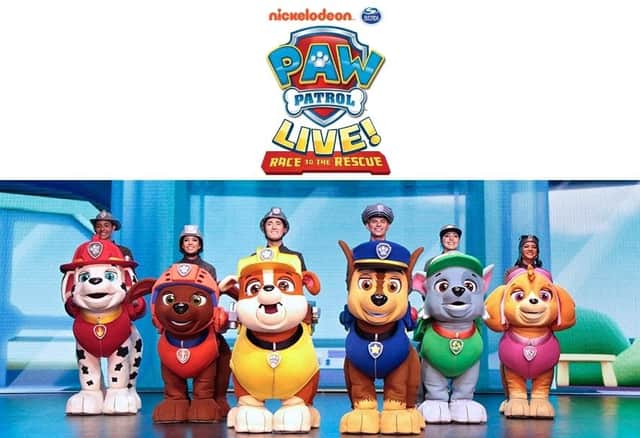 New show PAW Patrol Live! Race to the Rescue, starring the favourite characters from the popular Nickelodeon TV show, is on stage at the Utilita Arena Sheffield on Friday, August 12
