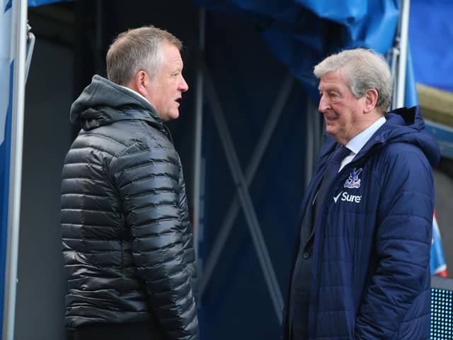 Chris Wilder is a possible contender to replace Crystal Palace's Roy Hodgson: Paul Terry/Sportimage