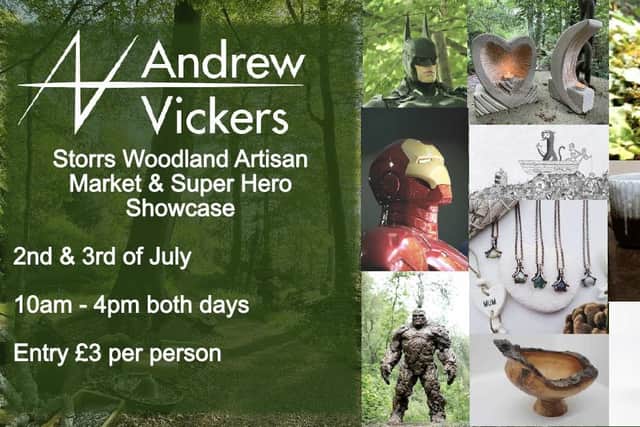 Storrs woodland event Andrew Vickers.