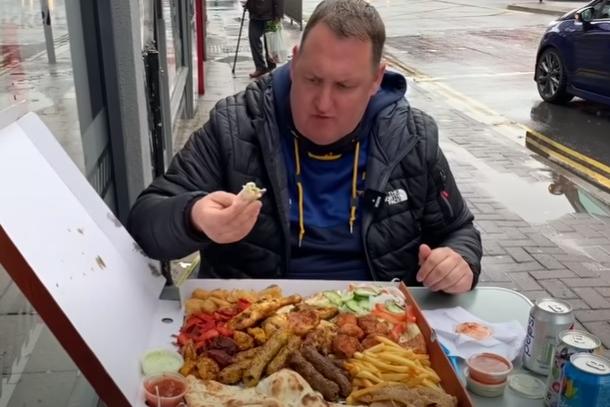Rate My Takeaway's Danny Malin visited Kebabish Express on Sheffield's London Road to try a huge family sharing box in June 2021.

He called the flavours 'absolutely amazing' and said: "For me, it’s a fat man’s dream, isn’t it. It’s going to be a bang on ten for me. I love kebabs, and I love this type of food.”