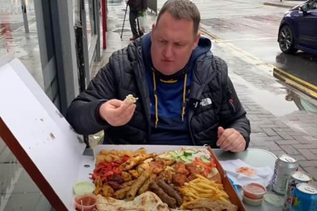 Rate My Takeaway's Danny Malin has visited Kebabish Express in Sheffield to try the family sharing box. Picture: Danny Malin