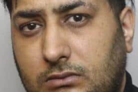 Pictured is Omar Ali, aged 28, of Selwyn Street, Eastwood, Rotherham, who admitted unlawful wounding after hitting a man over the head with a hammer on April 15, 2021, and was sentenced at Sheffield Crown Court to 18 months of custody.
