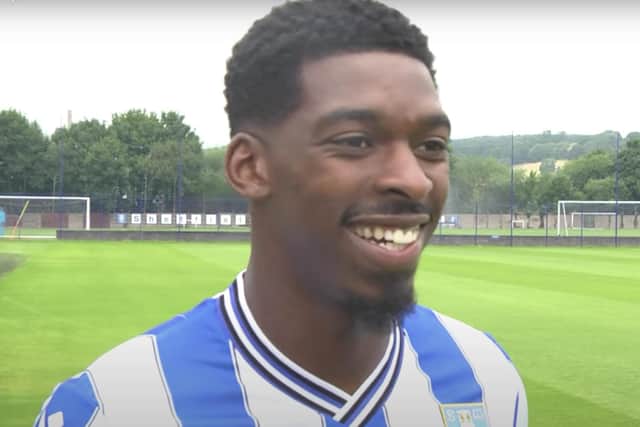 Tyreeq Bakinson can't wait to get started at Sheffield Wednesday. (via SWFC YouTube)