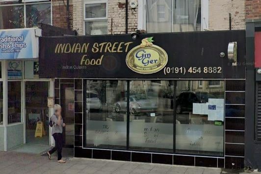 Ginger Indian Street Food has a 4.7 rating from 182 Google reviews.
