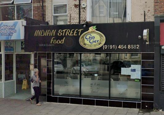 Ginger Indian Street Food has a 4.7 rating from 182 Google reviews.