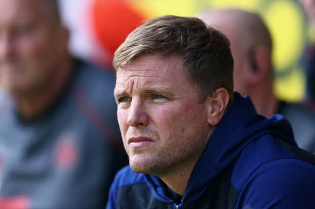 Eddie Howe, the Newcastle manager: Marc Atkins/Getty Images