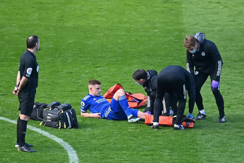 Total injury cost: £7.8m. Club total missed days with injury: 936 days. Most expensive injury: Harvey Barnes (knee cartilage injury) – £1.1 million. Longest injury: James Justin (ACL injury) – 145 days.