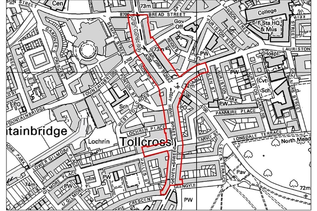 A major section of Tollcross could have no parking to make social distancing easier