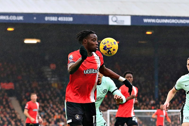 Luton's top scorer suffered a hamstring issue in the warm-up before the Man Utd loss.