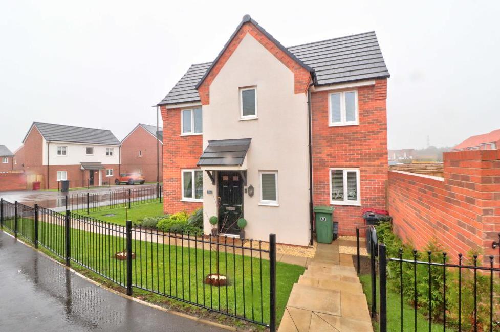 This immaculate three-bedroom, semi-detached house on Kernel Way in Shirebrook, priced at £210,000, is "a must view", according to estate agents Yopa.