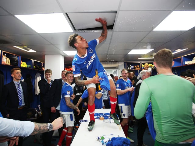 Kyle Bennett leads the celebrations.