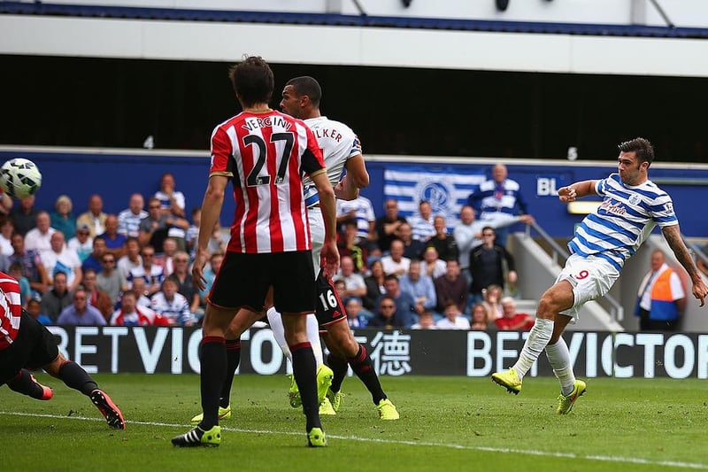 If you are ever in need of a first win, or a first goal, of the season then Sunderland have been known to be very charitable and that was the case early in the 2014-15 campaign as Charlie Austin scored QPR’s first goal of the campaign to seal their first points of the campaign to inflict a first defeat on Gus Poyet’s Sunderland.   (Photo by Paul Gilham/Getty Images)