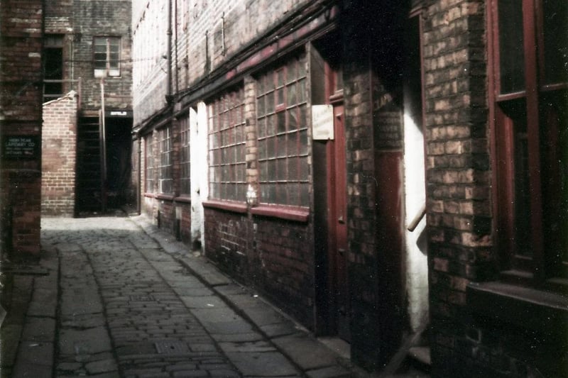 Leah's Yard and workshops in 1981