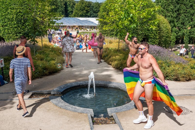 Gay Day at The Alnwick Garden.