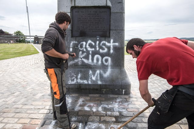 It comes amid an ongoing row over the treatment of statues depicting racist figures from Britain’s past.