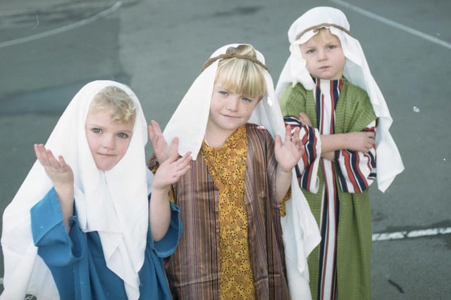 Three stars from the Southwick Primary School Nativity in 1997. Recognise them?