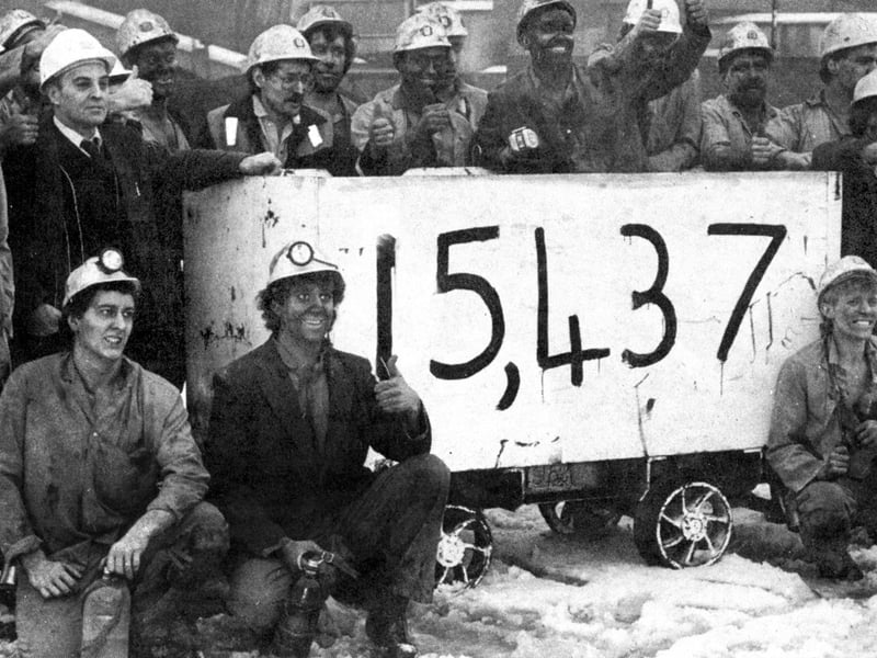 Miners at Sutton’s Silverhill Colliery smashed their way into the record books in 1986.
The pit’s 1,150 men were celebrating as they sent nine records tumbling — including a European one.
The biggest triumph for the 110-year-old colliery was the breaking of the European weekly productivity record for a thin-seam pit.
They dug-out 15,437 tonnes of coal in a week, beating their previous best of 11,131.
Among the clutch of other records the pitmen tucked under their belts were an all-time high 55 cuts of the face — 11 better than their previous best.
And daily tonnage mined topped 5,401 in one day, again a best ever.
As well as number 3 face making its own records for productivity, all the other faces at the pit combined produced a winning 14.68 tonnes per manshift.