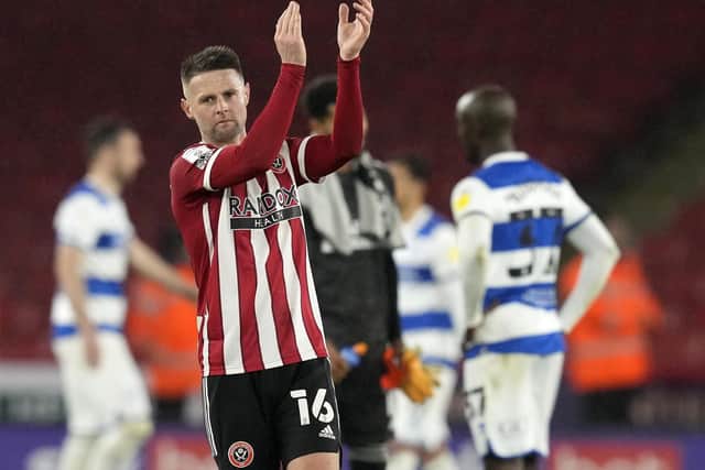Sheffield United midfielder Oliver Norwood is set to face AFC Bournemouth this weekend: Andrew Yates / Sportimage
