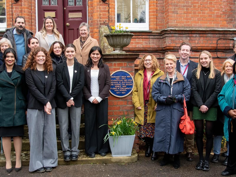 A blue plaque for pioneering mathematician Margaret Rock can be found at the old entrance of Portsmouth High School where she once attended. She one of 8,000 female mathematicians who played a pivotal role decoding enemy messages using the Enigma machine. The former student of the private girls’ school was recruited by the Government Code and Cypher School at Bletchley Park in 1940, where she trained and worked alongside mathematicians and professors to break and decode enemy messages. She was considered by Dilwyn Knox, chief cryptographer, to be one of the best in the whole Enigma staff. Margaret received a promotion to the grade of 'linguist', the closest a woman could get to being called a codebreaker and was awarded an MBE in 1945. Her life is commemorated in Kerry Howard's book Dear Codebreaker. She died in 1983.