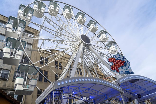 The big wheel makes a welcome return to Sheffield Christmas Market on Fargate