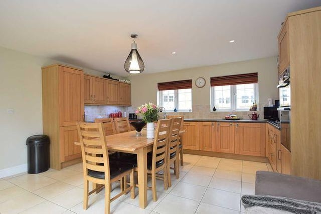 The house also features a spacious kitchen breakfast room, which also provides access to the garden